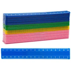 Nebulo: Righello in plastica in vari colori 16cm