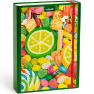 Nebulo: Scatola portadocumenti in cartone ondulato formato A4 caramella