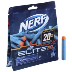 Nerf: ricarica di proiettili di schiuma Elite 2.0, 20 pezzi - Hasbro immagine 1