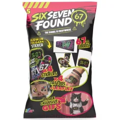 Pacchetto sorpresa di adesivi e tatuaggi Six-Seven Found