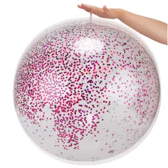 Palla gonfiabile glitterata da 60 cm in diverse varianti immagine 2