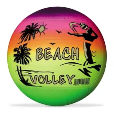 Palla da spiaggia color arcobaleno per pallavolo 216mm - Mondo Toys
