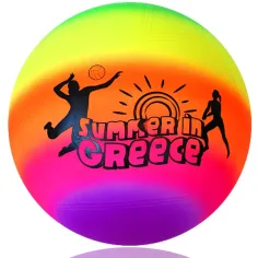 Pallone da pallavolo in gomma neon 22cm