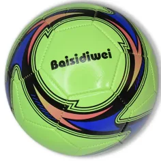 Pallone da calcio in similpelle di colore neon in diverse varianti 23cm immagine 4