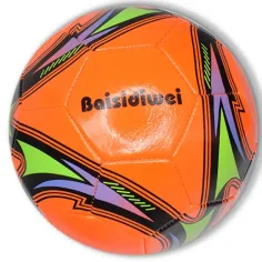 Pallone da calcio in similpelle di colore neon in diverse varianti 23cm