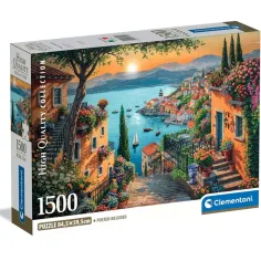Passeggiata al porto HQC puzzle compatto da 1500 pezzi - Clementoni