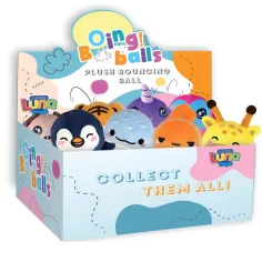 Luna: Palla di peluche morbida rimbalzante con figure di animali in diverse varianti 1 pezzo
