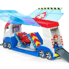 Paw Patrol: Camion trasporto squadra d'intervento con suono, figura di Ryder e veicolo - Spin Master immagine 5