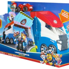 Paw Patrol: Camion trasporto squadra d'intervento con suono, figura di Ryder e veicolo - Spin Master immagine 8
