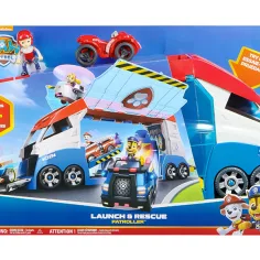 Paw Patrol: Camion trasporto squadra d'intervento con suono, figura di Ryder e veicolo - Spin Master