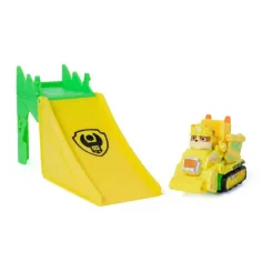 Paw Patrol Dino Movie - Veicoli acrobatici ribaltabili Rubble - Spin Master immagine 3