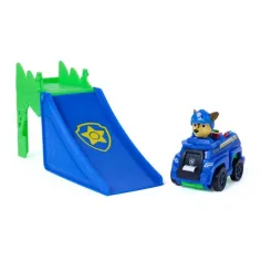 Paw Patrol Dino Movie - Veicolo acrobatico ribaltabile Chase - Spin Master immagine 3