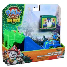 Paw Patrol Dino Movie - Veicolo acrobatico ribaltabile Chase - Spin Master