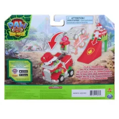 Paw Patrol Dino Movie - Veicolo acrobatico ribaltabile Marshall - Spin Master immagine 2