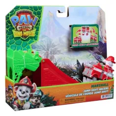 Paw Patrol Dino Movie - Veicolo acrobatico ribaltabile Marshall - Spin Master
