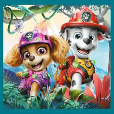 Paw Patrol Isola dei Dinosauri - puzzle 3 in 1 da 20, 36, 50 pezzi - Trefl immagine 2