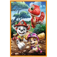 Paw Patrol Isola dei Dinosauri - puzzle da 3 x 80 pezzi - Trefl immagine 4