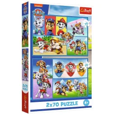 Paw Patrol regole 2x70 pezzi puzzle - Trefl