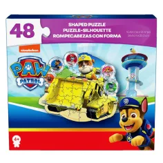 Paw Patrol: Rubble con bulldozer puzzle da 48 pezzi - Spin Master
