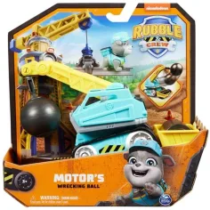 Paw Patrol: Rubble e la sua squadra - macchina da lavoro con sfera demolitrice e rullo stradale - Spin Master