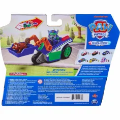 Paw Patrol: Veicolo a retrocarro con figura di Rocky - Spin Master immagine 2