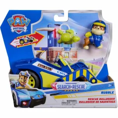 Paw Patrol: Veicolo di Rubble con figura di ricerca e salvataggio - Spin Master