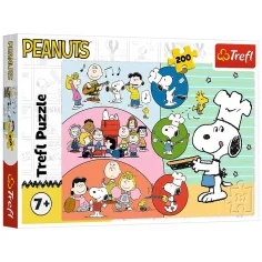 Peanuts Snoopy e i suoi amici puzzle da 200 pezzi - Trefl immagine 1
