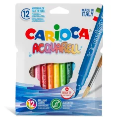 Pennarello a punta fine 12 pezzi - Carioca