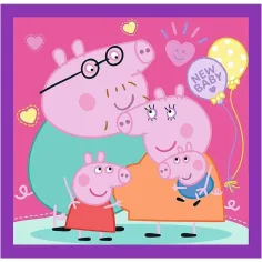 Peppa Pig 3 in 1 puzzle da 20-36-50 pezzi - Trefl immagine 2