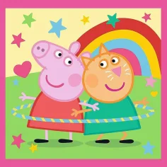 Peppa Pig - 3 in 1 puzzle da 20, 36, 50 pezzi - Trefl immagine 4
