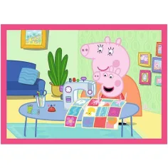 Peppa Pig - puzzle 4 in 1 da 12,15,20,24 pezzi - Trefl immagine 3