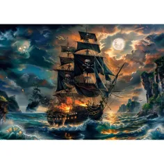 Puzzle dei pirati dei mari fantasma da 300 pezzi - Clementoni immagine 2