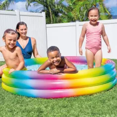 Piscina gonfiabile Wild Geometry 3 anelli 147x35cm - Intex immagine 2