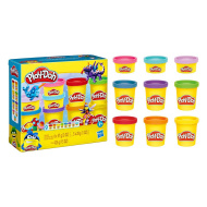 Play-Doh: 9 vasetti di pasta da modellare in colori vivaci 425 g - Hasbro