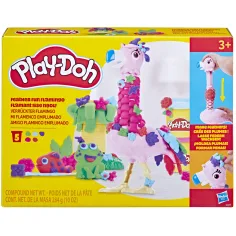 Play-Doh: Divertimento piumato, set di pasta modellabile a forma di fenicottero - Hasbro