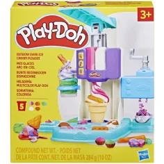 Play-Doh: Set di pasta modellabile per gelato arcobaleno - Hasbro