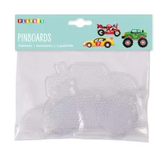 PlayBox: basi di perline MIDI da 5mm da stirare pacchetto da 3 - Veicoli