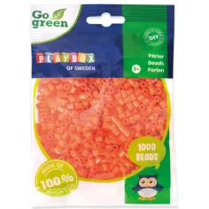 PlayBox: Go Green perline da stiro MIDI da 5mm 1000 pezzi arancione