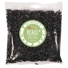 PlayBox: Pacchetto di 6000 perle MIDI da stirare da 5 mm in plastica riciclata di colore nero