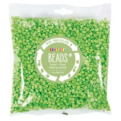 PlayBox: Pacchetto di 6000 perline MIDI da stirare da 5 mm in plastica riciclata di colore verde
