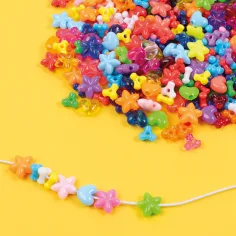 PlayBox: Perline colorate in plastica da infilare 8-13 mm 2100 pezzi immagine 2