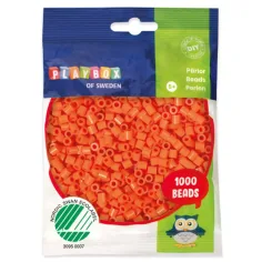 PlayBox: perline da stiro MIDI da 5mm in colore arancione chiaro da 1000 pezzi