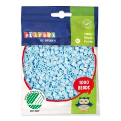 PlayBox: perline da stirare MIDI da 5mm in colore blu ghiaccio da 1000 pezzi