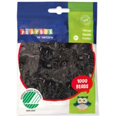 PlayBox: perline MIDI da 5mm da stirare in colore nero da 1000 pezzi