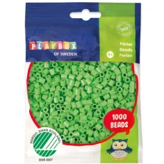 PlayBox: perline da stirare MIDI da 5 mm in verde primavera da 1000 pezzi