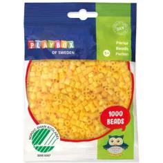 PlayBox: perline da stiro MIDI da 5mm in colore giallo da 1000 pezzi