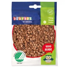 PlayBox: perline da stirare MIDI da 5mm in colore sabbia da 1000 pezzi