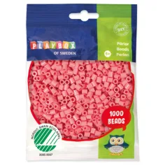 PlayBox: perline da stiro MIDI da 5mm in colore rosa caldo da 1000 pezzi