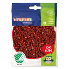 PlayBox: perline da stirare MIDI da 5mm in colore rosso marrone da 1000 pezzi