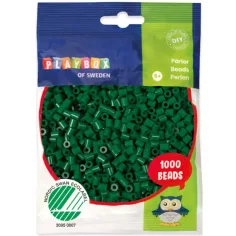PlayBox: perline da stirare MIDI da 5mm in colore verde giungla da 1000 pezzi